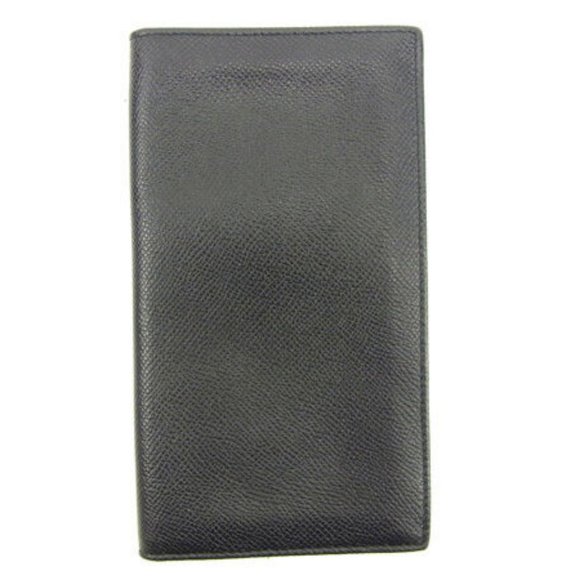 Bvlgari Wallet Purse Long Wallet Black Mens Authentic Used A1311 - Picture 1 of 6